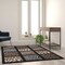 Flash Furniture 5' x 7' Animal Print Area Rug with Raised Squares ACD-RGYHPU-57-BK-GG - alternate 1